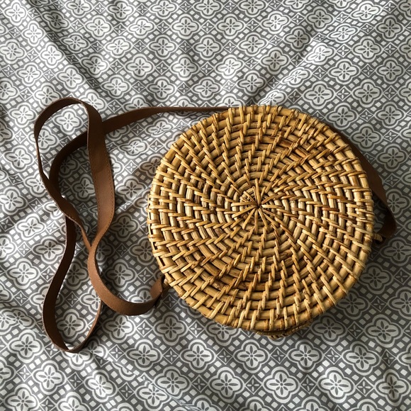 Rattan round bag - Picture 2 of 4